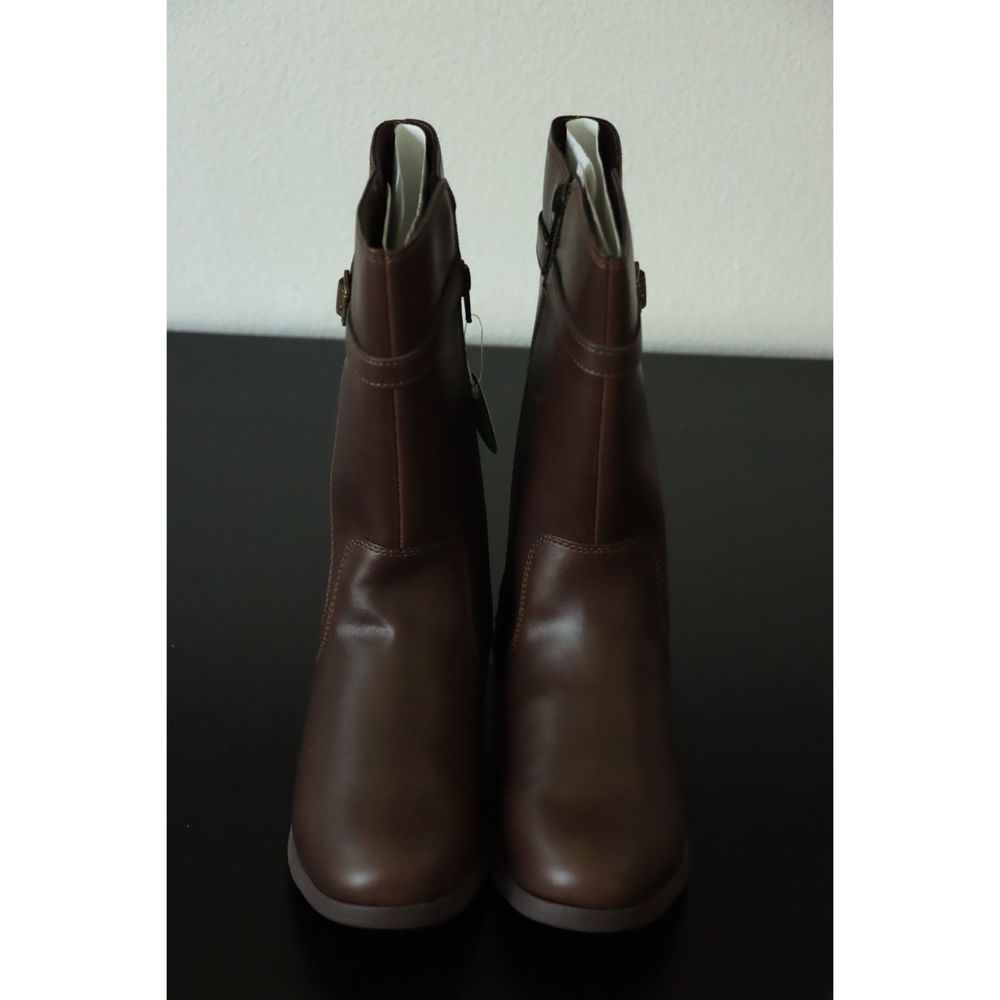 Stride Rite Girls 4 Josephine Fashion Boot, Brown, Big Girls Shoe BNWT